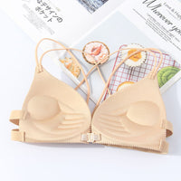 Seamless Front Closure Wireless Bra Vest