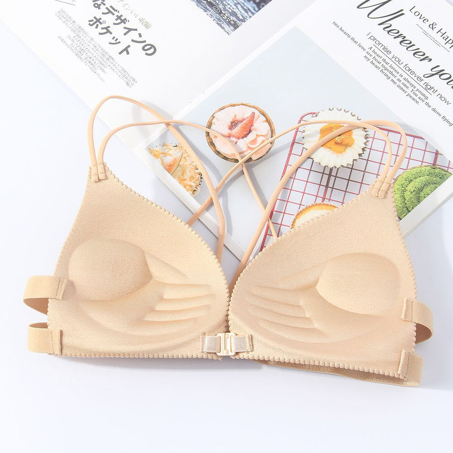 Seamless Front Closure Wireless Bra Vest
