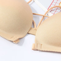 Seamless Front Closure Wireless Bra Vest