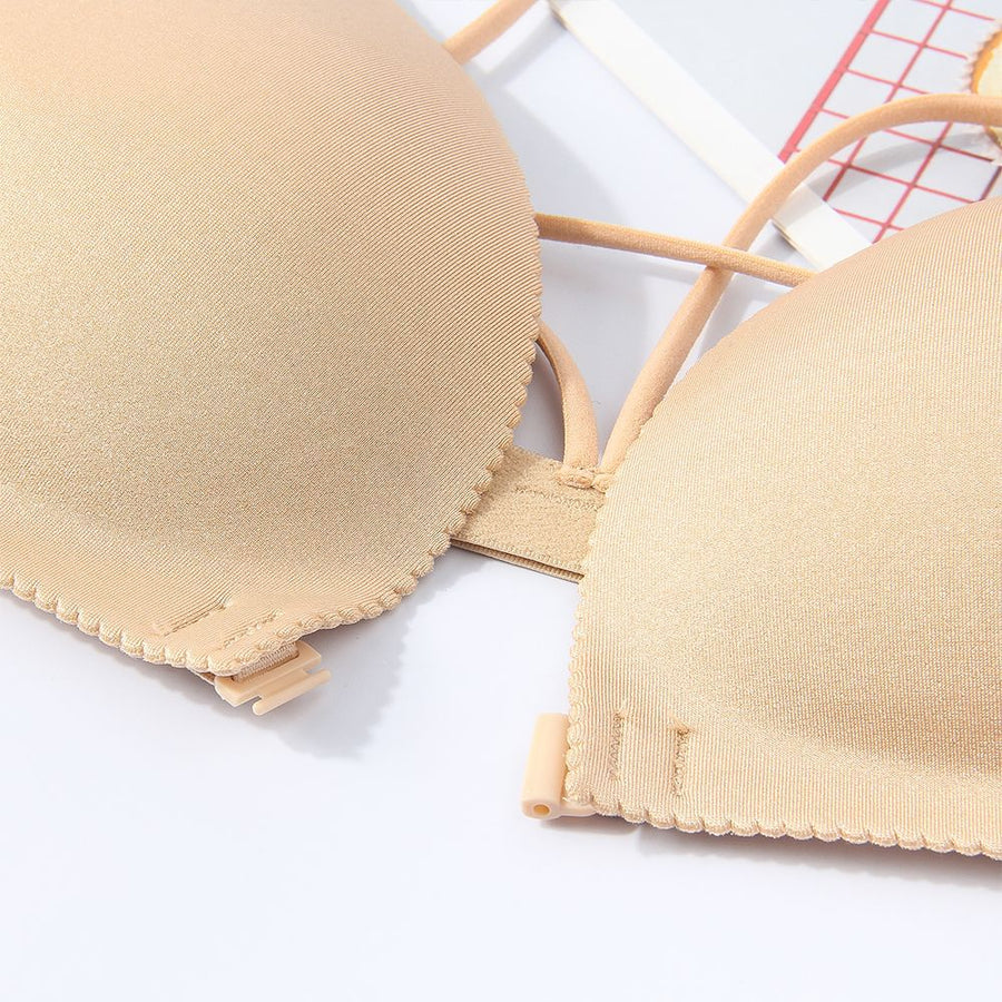 Seamless Front Closure Wireless Bra Vest