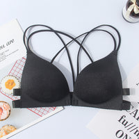 Seamless Front Closure Wireless Bra Vest